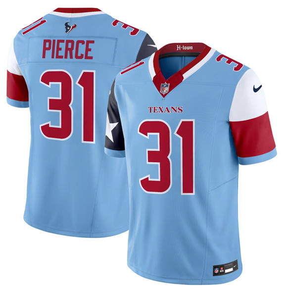 Men's Blue Houston Texans #31 Dameon Pierce 2024 F.U.S.E. V5 Limited Stitched Football Jersey